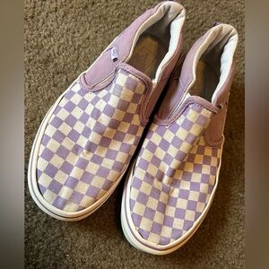 Van’s Off The Wall Slip On Checkerboard Sneakers-Missy Size 4